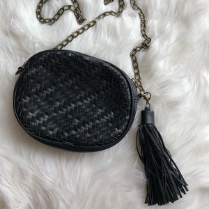 Woven Mini Crossbody Bag